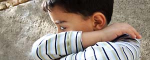 Child staring to side
